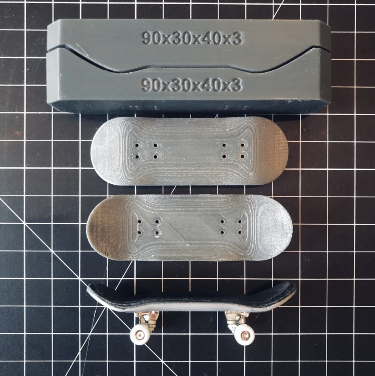 Download free STL file Yet Another Fingerboard (Boards, Moulds, Shapers, Wheel Nut) • 3D printer